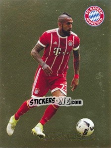 Sticker Arturo Vidal - FC Bayern München 2017-2018 n. 121 - Panini