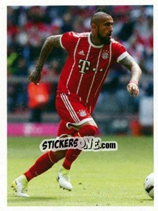Sticker Arturo Vidal - FC Bayern München 2017-2018 - Panini