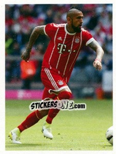 Sticker Arturo Vidal - FC Bayern München 2017-2018 n. 122 - Panini