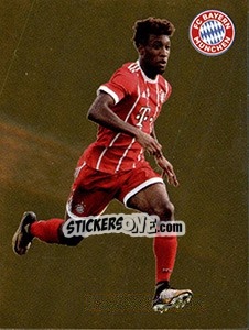 Sticker Kingsley Coman - FC Bayern München 2017-2018 n. 133 - Panini