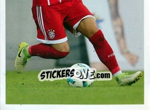 Cromo Niklas Dorsch (puzzle 2) - FC Bayern München 2017-2018 - Panini
