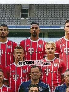 Sticker Mannschaft (puzzle 2) - FC Bayern München 2017-2018 n. 3 - Panini