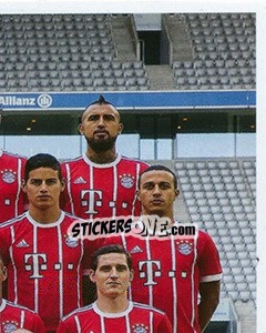 Sticker Mannschaft (puzzle 4) - FC Bayern München 2017-2018 - Panini