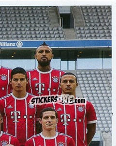 Sticker Mannschaft (puzzle 4) - FC Bayern München 2017-2018 n. 5 - Panini