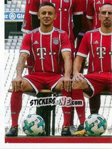 Sticker Mannschaft (puzzle 5) - FC Bayern München 2017-2018 - Panini