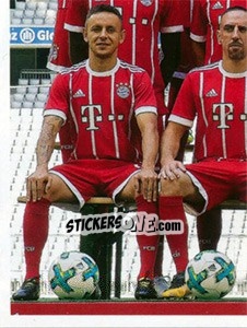 Sticker Mannschaft (puzzle 5) - FC Bayern München 2017-2018 n. 6 - Panini