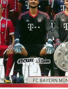 Sticker Mannschaft (puzzle 6) - FC Bayern München 2017-2018 n. 7 - Panini
