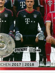 Sticker Mannschaft (puzzle 7) - FC Bayern München 2017-2018 n. 8 - Panini