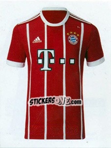 Sticker Trikot Home - FC Bayern München 2017-2018 n. 14 - Panini
