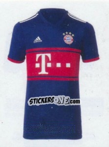 Sticker Trikot Away - FC Bayern München 2017-2018 n. 15 - Panini