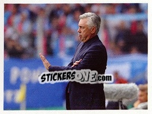 Sticker Carlo Ancelotti - FC Bayern München 2017-2018 n. 19 - Panini