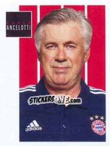 Sticker Carlo Ancelotti - FC Bayern München 2017-2018 n. 22 - Panini