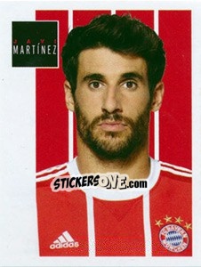 Sticker Javi Martinez - FC Bayern München 2017-2018 - Panini