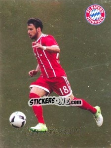 Cromo Juan Bernat - FC Bayern München 2017-2018 - Panini