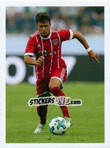 Cromo Juan Bernat - FC Bayern München 2017-2018 - Panini