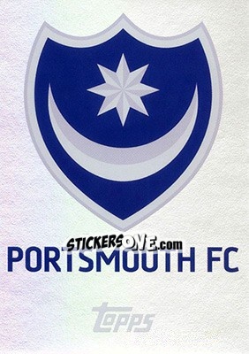 Sticker Club Badge - Portsmouth FC 2016-2017 n. B - Topps