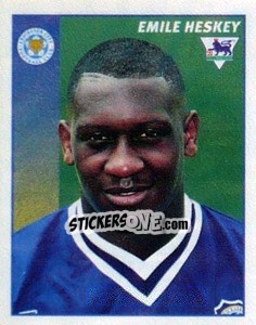 Cromo Emile Heskey - Premier League Inglese 1996-1997 - Merlin