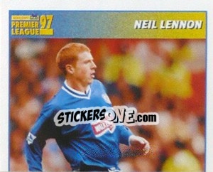 Sticker Neil Lennon (International Player - 1/2) - Premier League Inglese 1996-1997 - Merlin