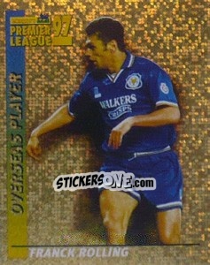 Cromo Franck Rolling (Overseas Player) - Premier League Inglese 1996-1997 - Merlin