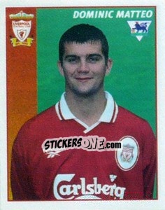 Sticker Dominic Matteo - Premier League Inglese 1996-1997 - Merlin