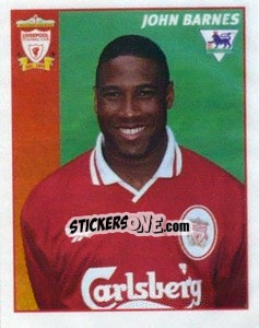 Sticker John Barnes - Premier League Inglese 1996-1997 n. 249 - Merlin