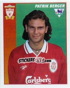 Sticker Patrik Berger - Premier League Inglese 1996-1997 n. 251 - Merlin