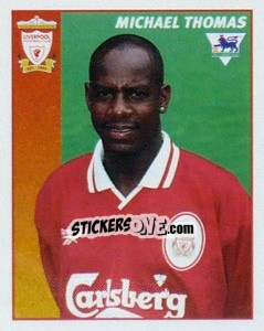 Figurina Michael Thomas - Premier League Inglese 1996-1997 - Merlin