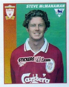 Sticker Steve McManaman - Premier League Inglese 1996-1997 - Merlin
