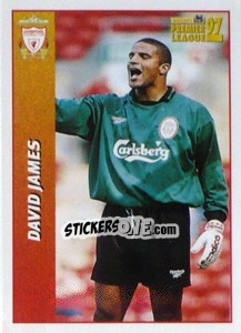 Sticker David James (Keeper) - Premier League Inglese 1996-1997 - Merlin