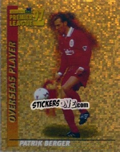 Sticker Patrik Berger (Overseas Player) - Premier League Inglese 1996-1997 - Merlin