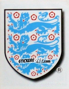 Figurina England FA Logo - Premier League Inglese 1996-1997 - Merlin