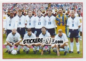 Sticker Q3 - England Team Photo (723) - Premier League Inglese 1996-1997 n. 275 - Merlin