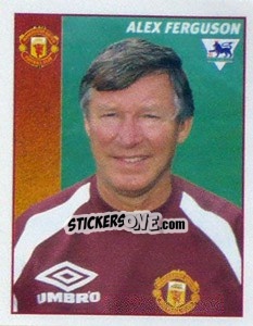 Sticker Alex Ferguson (Manager) - Premier League Inglese 1996-1997 n. 279 - Merlin