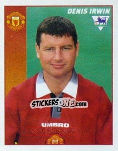 Cromo Denis Irwin - Premier League Inglese 1996-1997 - Merlin