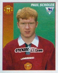 Cromo Paul Scholes - Premier League Inglese 1996-1997 - Merlin