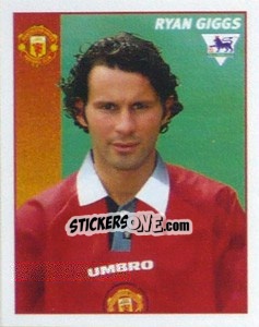 Sticker Ryan Giggs - Premier League Inglese 1996-1997 n. 297 - Merlin