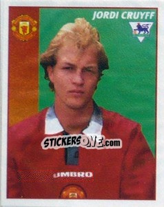 Sticker Jordi Cruyff - Premier League Inglese 1996-1997 n. 298 - Merlin