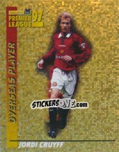 Sticker Jordi Cruyff (Overseas Player) - Premier League Inglese 1996-1997 n. 303 - Merlin