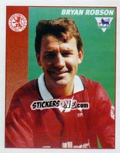 Sticker Bryan Robson (Manager) - Premier League Inglese 1996-1997 n. 305 - Merlin