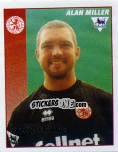 Sticker Alan Miller - Premier League Inglese 1996-1997 - Merlin