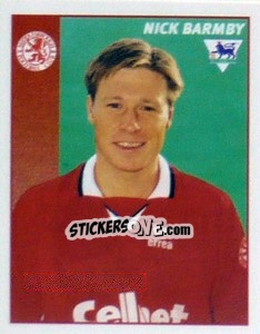 Sticker Nick Barmby - Premier League Inglese 1996-1997 - Merlin