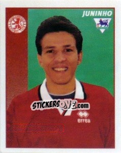 Sticker Juninho - Premier League Inglese 1996-1997 - Merlin