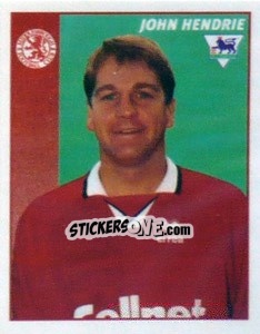 Cromo John Hendrie - Premier League Inglese 1996-1997 - Merlin