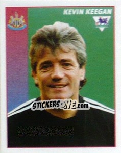 Figurina Kevin Keegan (Manager) - Premier League Inglese 1996-1997 - Merlin