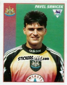 Cromo Pavel Srnicek - Premier League Inglese 1996-1997 - Merlin
