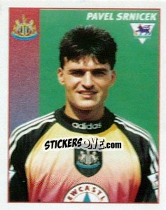 Cromo Pavel Srnicek - Premier League Inglese 1996-1997 n. 335 - Merlin