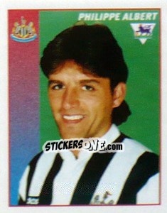 Sticker Philippe Albert - Premier League Inglese 1996-1997 n. 342 - Merlin