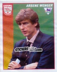 Cromo Arsen Wenger (Manager) - Premier League Inglese 1996-1997 - Merlin