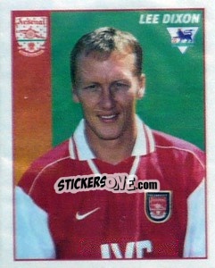 Cromo Lee Dixon - Premier League Inglese 1996-1997 - Merlin