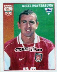 Figurina Nigel Winterburn - Premier League Inglese 1996-1997 - Merlin